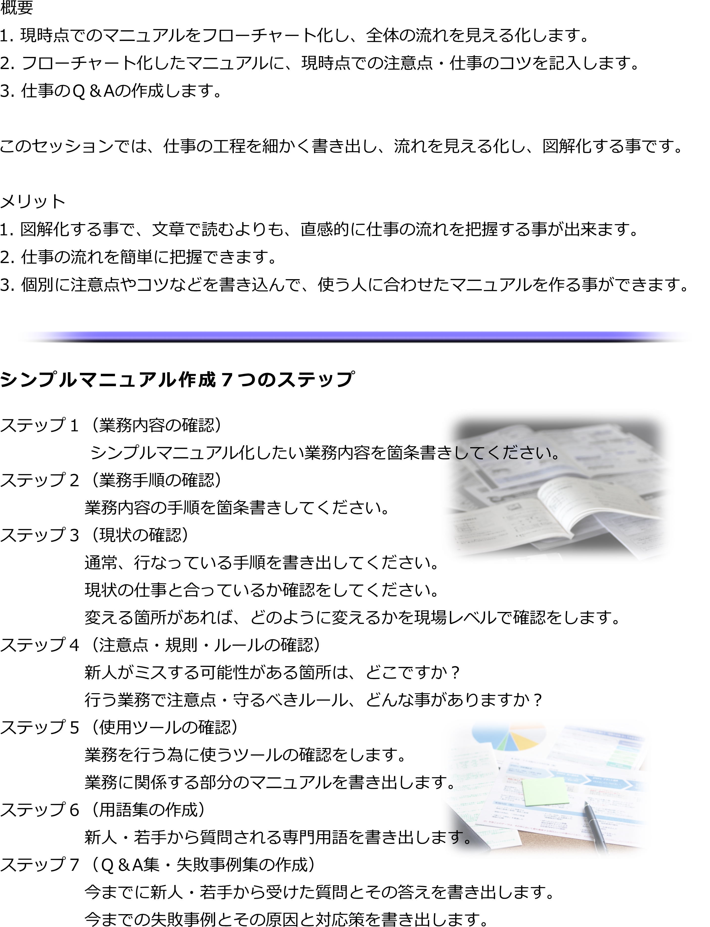 シンプルマニュアルとは ２０年以上の実務経験による現場目線による倉庫現場改善サポート アクティーズ ジャパン